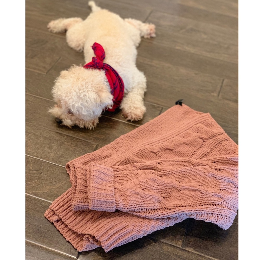 High/low knitted cardigan